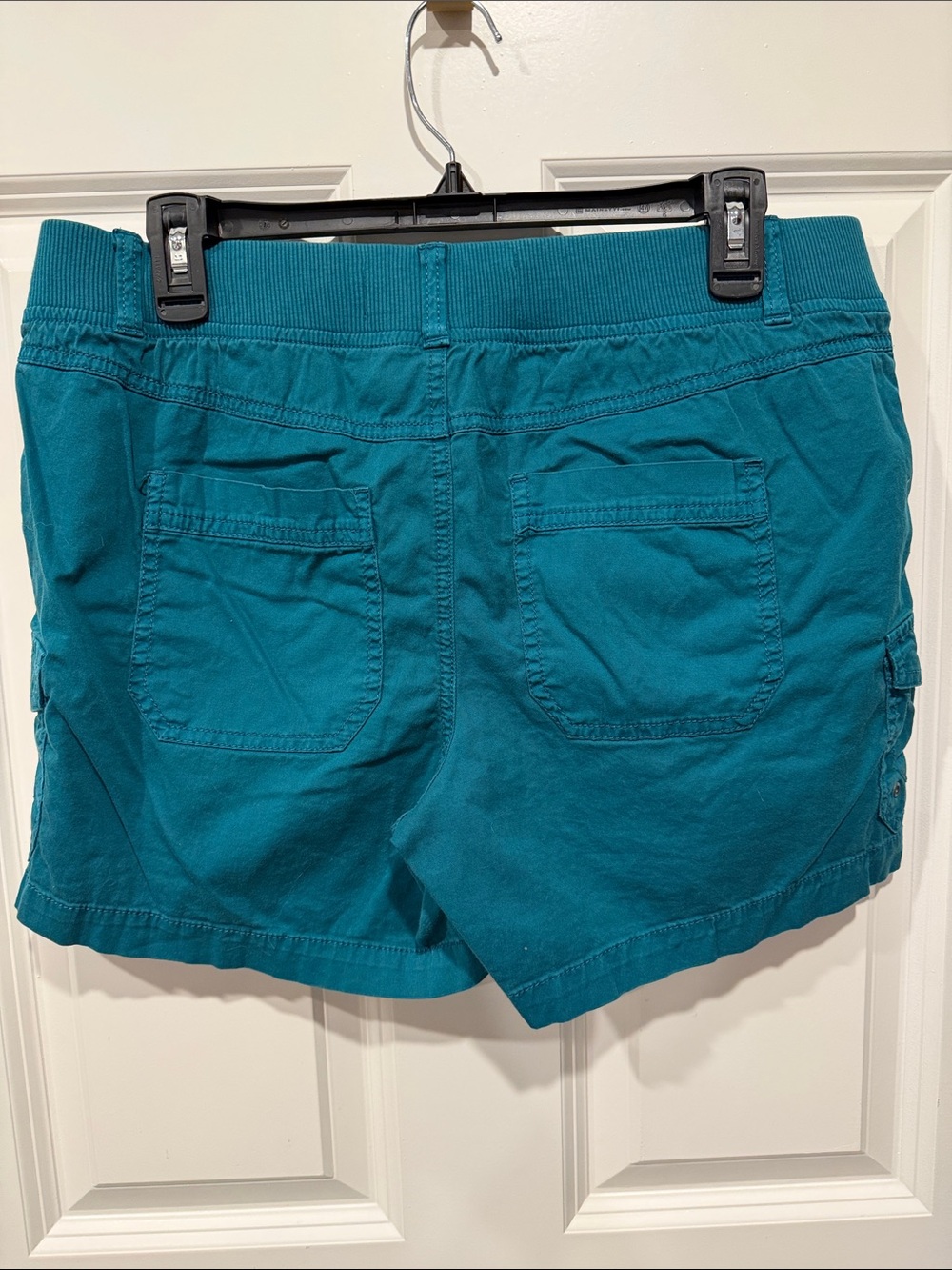 Sonoma Teal Cargo Shorts with Ribbed Waistband - Picture 2 of 4
